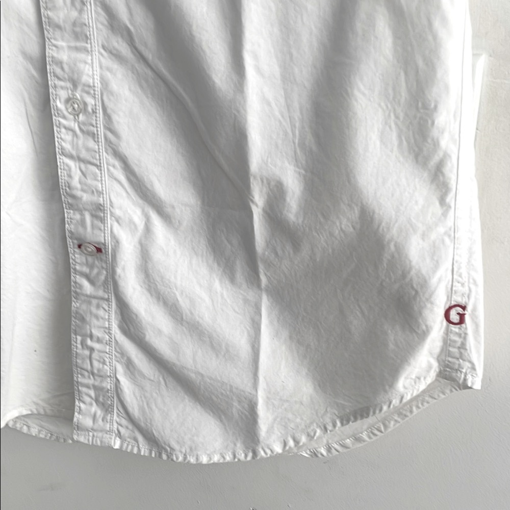 Guess Men's Cotton White Button Down Shirt - Picture 5 of 16